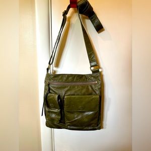 Hobo Crossbody Olive Green